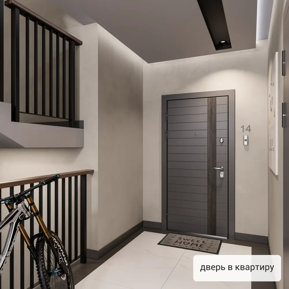 Дверь входная металлическая Фолд райс 950 мм левая TOREX STLM-2080942 - Вид №17