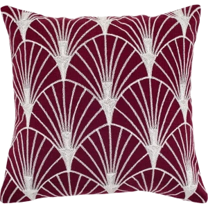Подушка Great Gatsby Веера 40х40 см цвет красный