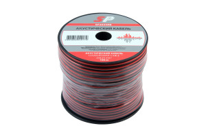 15789258 Акустический кабель 2x0.35 мм2, красно-черный, 100 м SP2035RB SPARKS