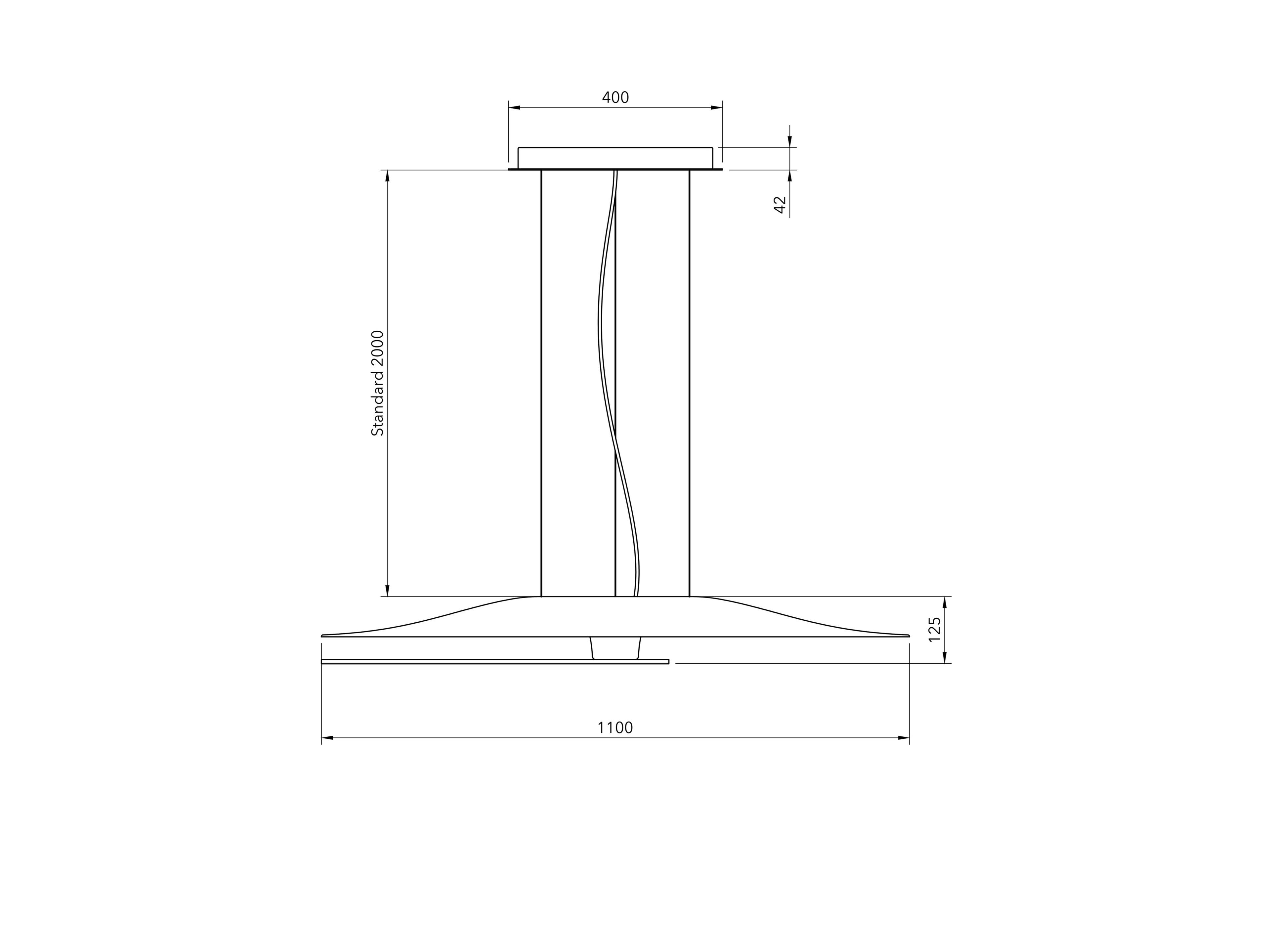 Светодиодная подвесная лампа из стекловолокна Hind Rabii солнечные часы ARCH-00066058 - Вид №8