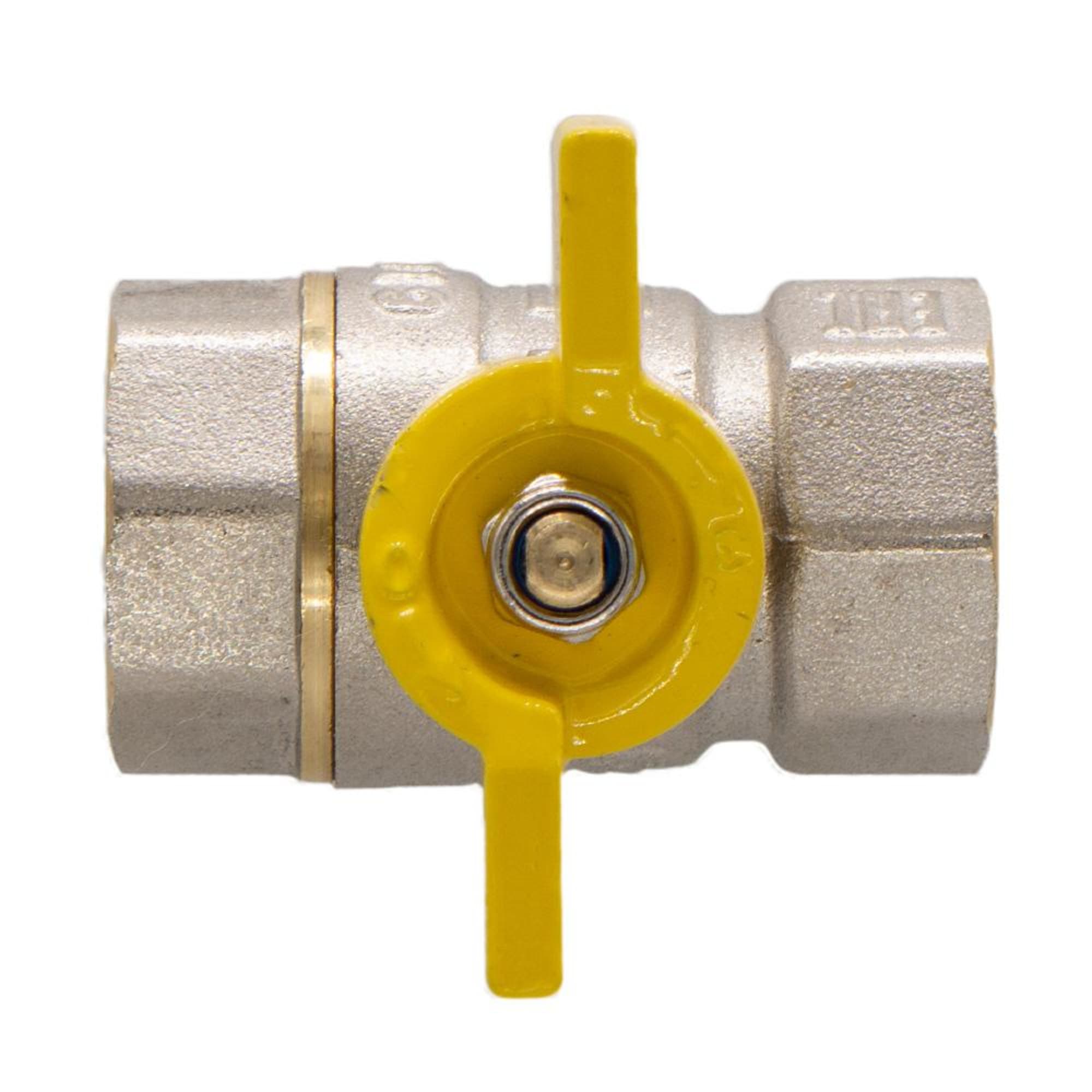 Кран шаровый для газа CTM Газ 1/2\" гайка-гайка бабочка СТМ