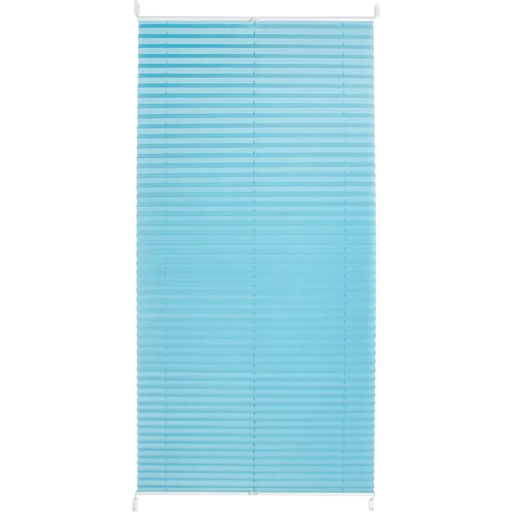 Штора плиссе «Плайн», 75х160 см, текстиль, цвет бирюзовый Santreyd STLM-2096128