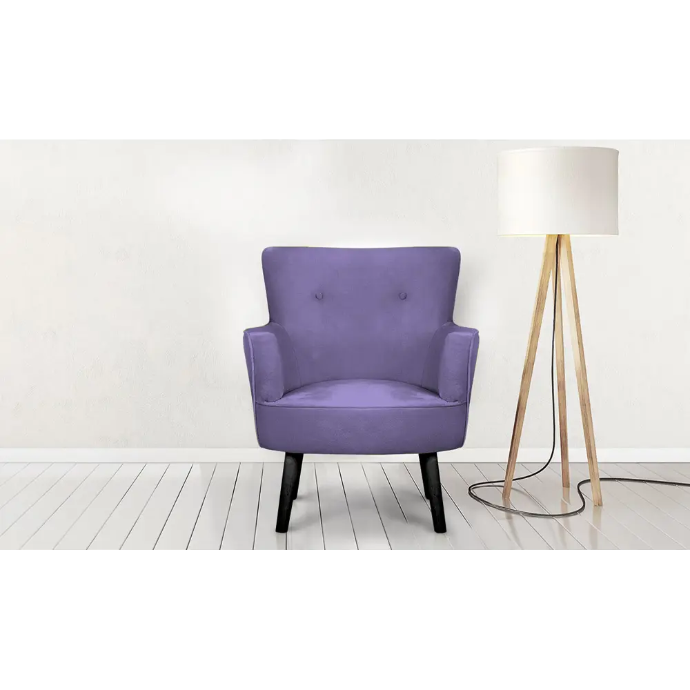 Кресло полиэстер Seasons Вилли 77x86x76 см цвет сиреневый STLM-2025937 - Вид №4