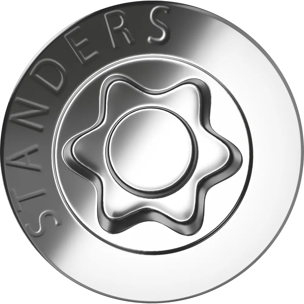 Саморезы для деревянного домостроения STANDERS T-TAP оцинкованные 5x80, 6 штук STLM-2096244 - Вид №1