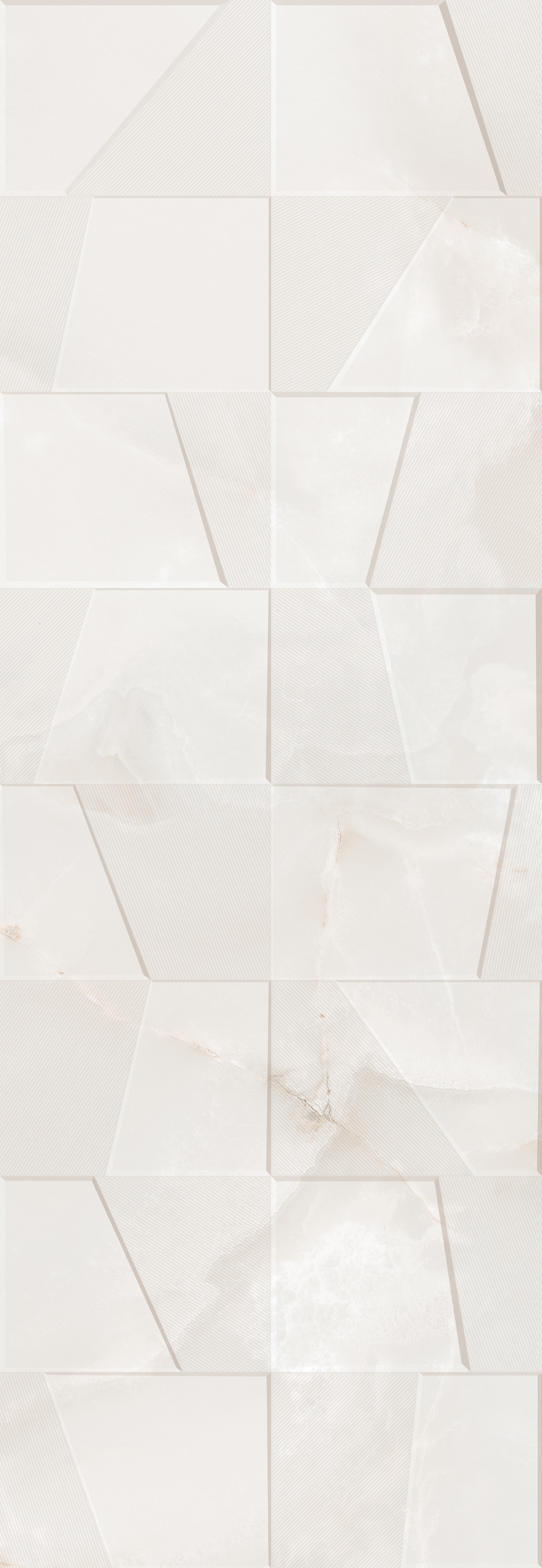 91090629 Керамическая плитка Onix blanco Rel 24.2x70см 1.02 м² цвет белый STLM-0478861 КЕРЛАЙФ