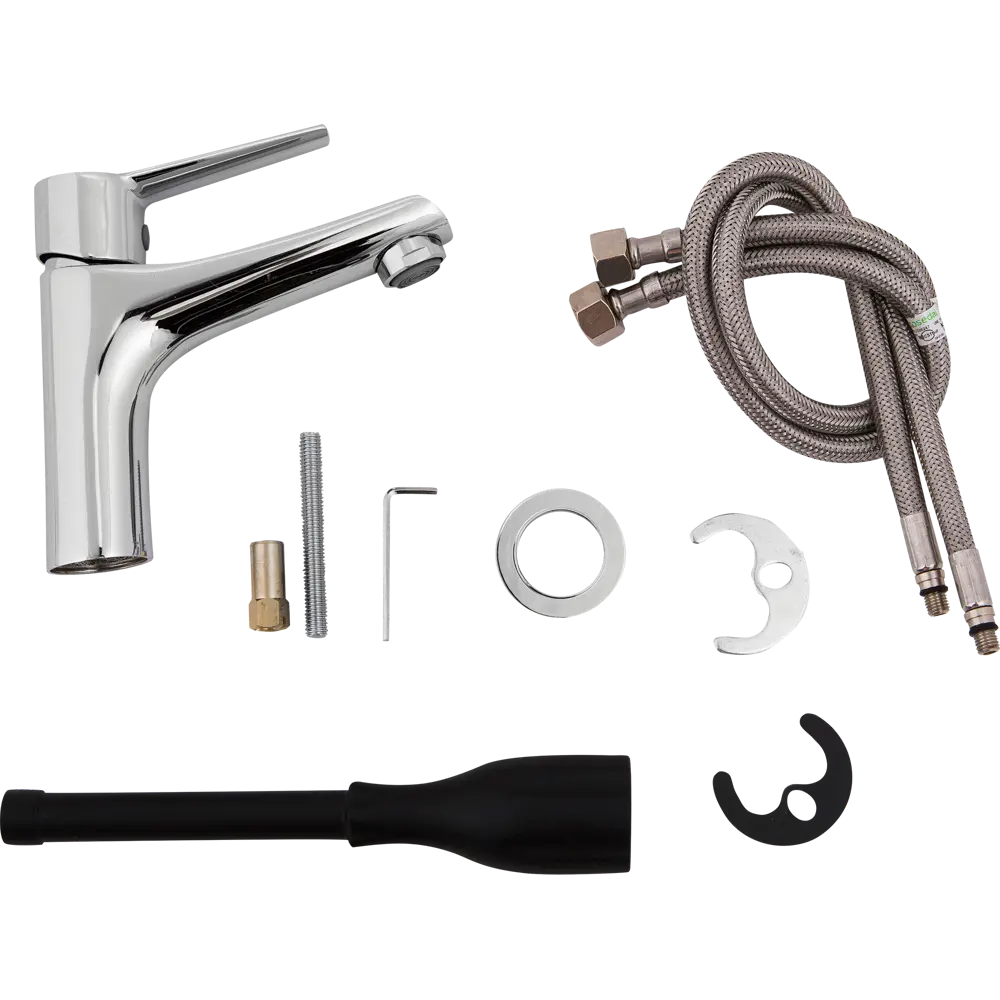 Смеситель для раковины Paini Messina однорычажный цвет хром STLM-2028294 - Вид №2