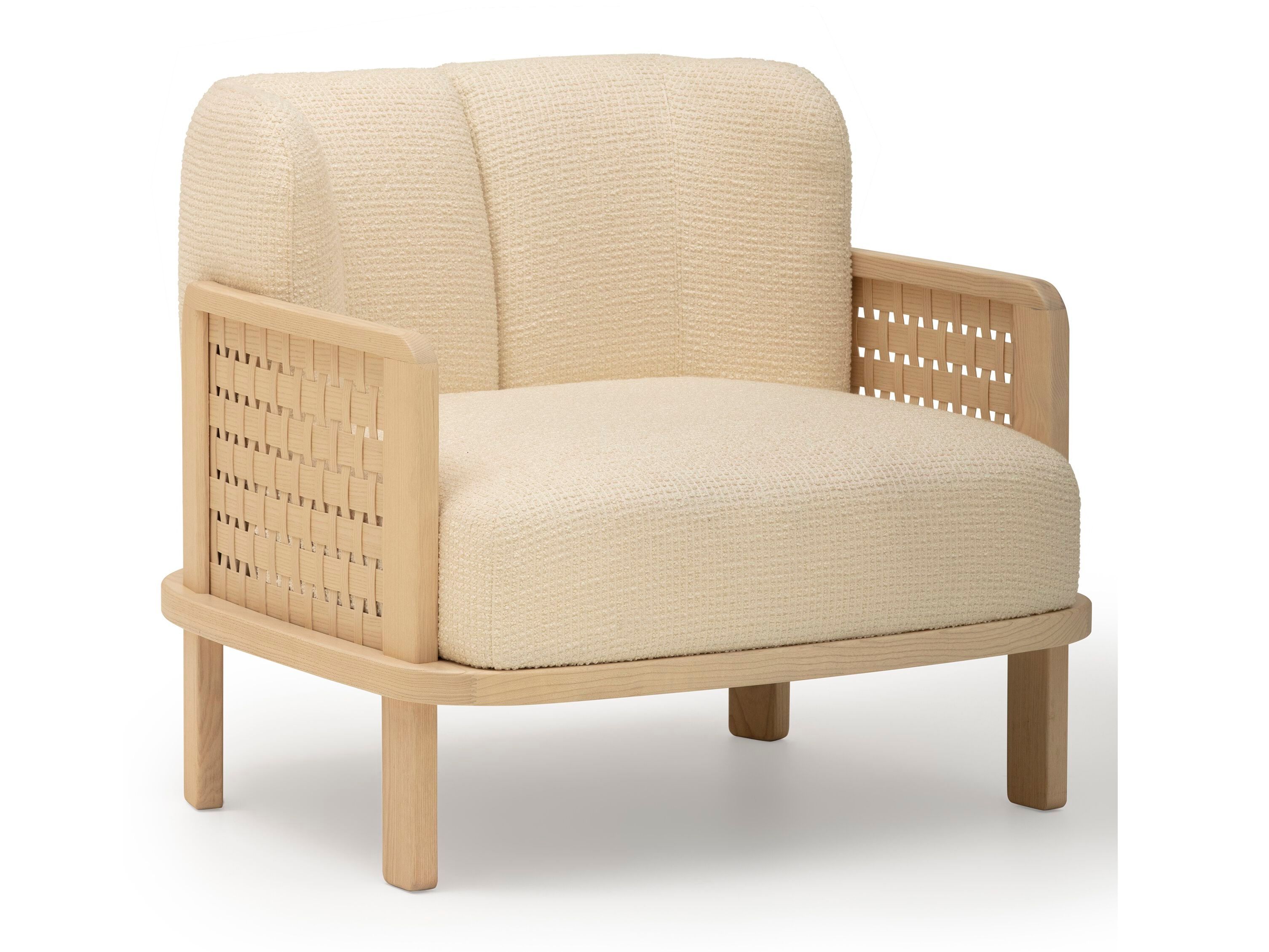 Кресло из ясеня с подлокотниками Billiani Raquette ARCH-00013228