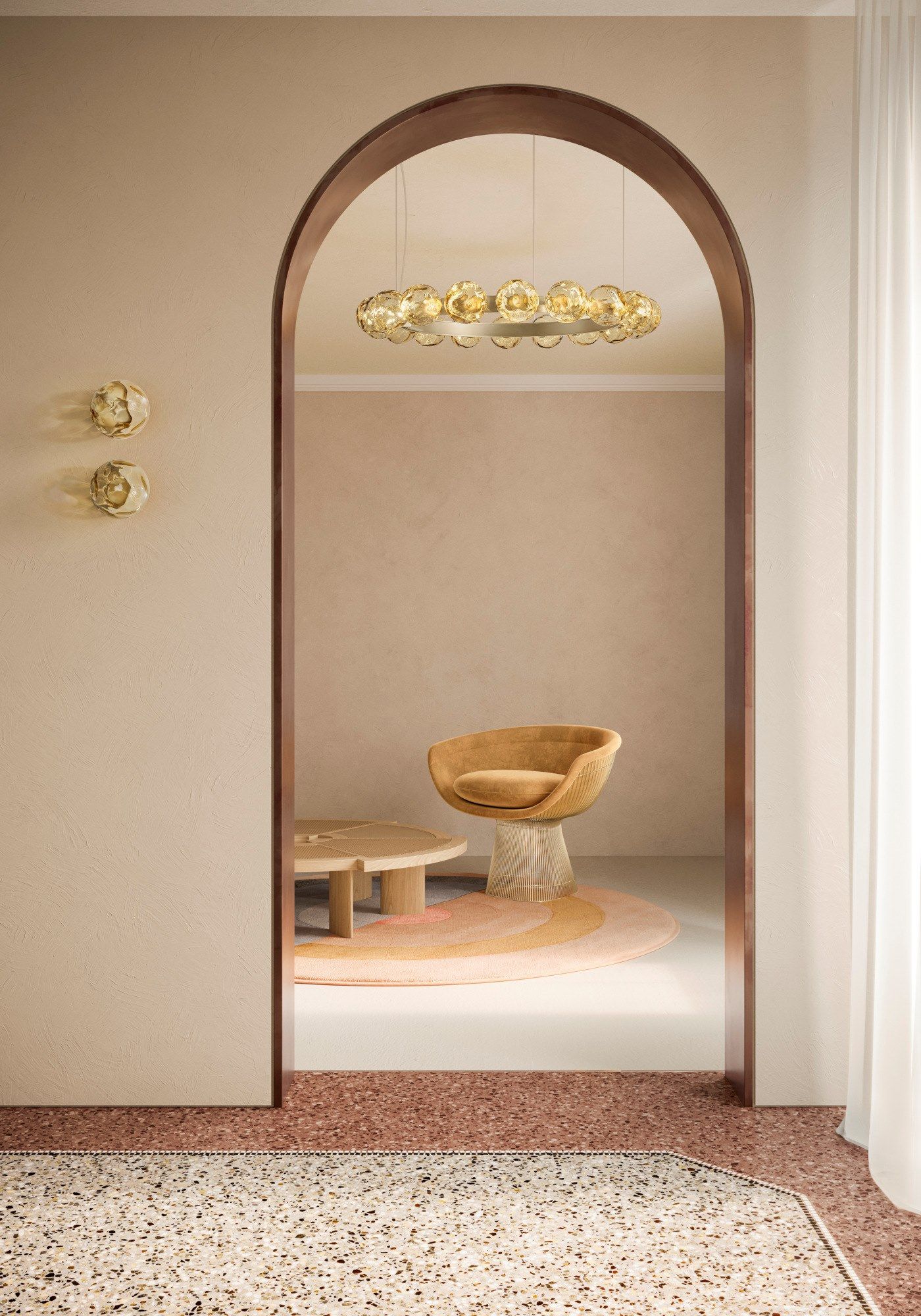 Настенный светильник / потолочный светильник из дутого стекла Panzeri Murané ARCH-00071640 - Вид №5