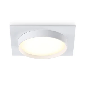 91628030 Светильник точечный встраиваемый светодиодный Ambrella Light Tn5229 2 м² под отверстие 9.3 см цвет белый STLM-1358729