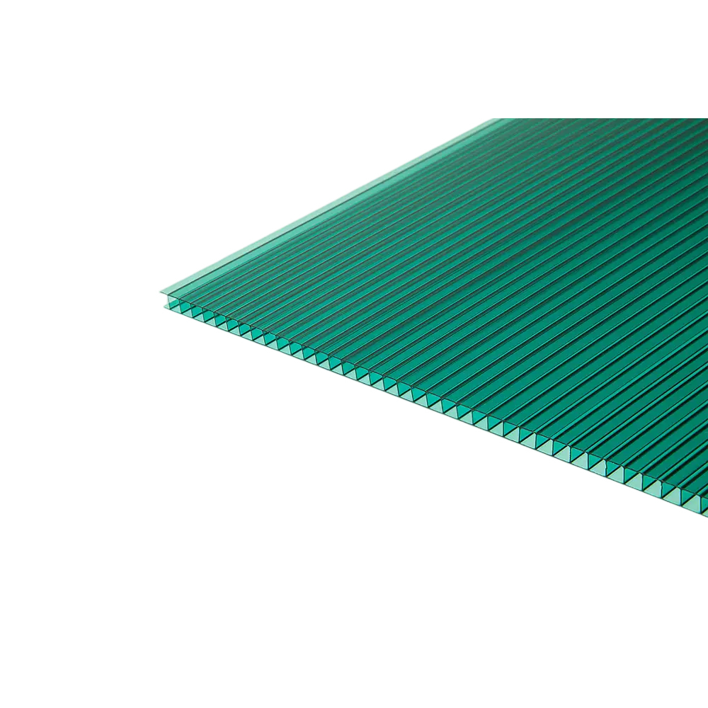 Поликарбонат сотовый 6 мм 2.1x3 м Киви зеленый STLM-2186721