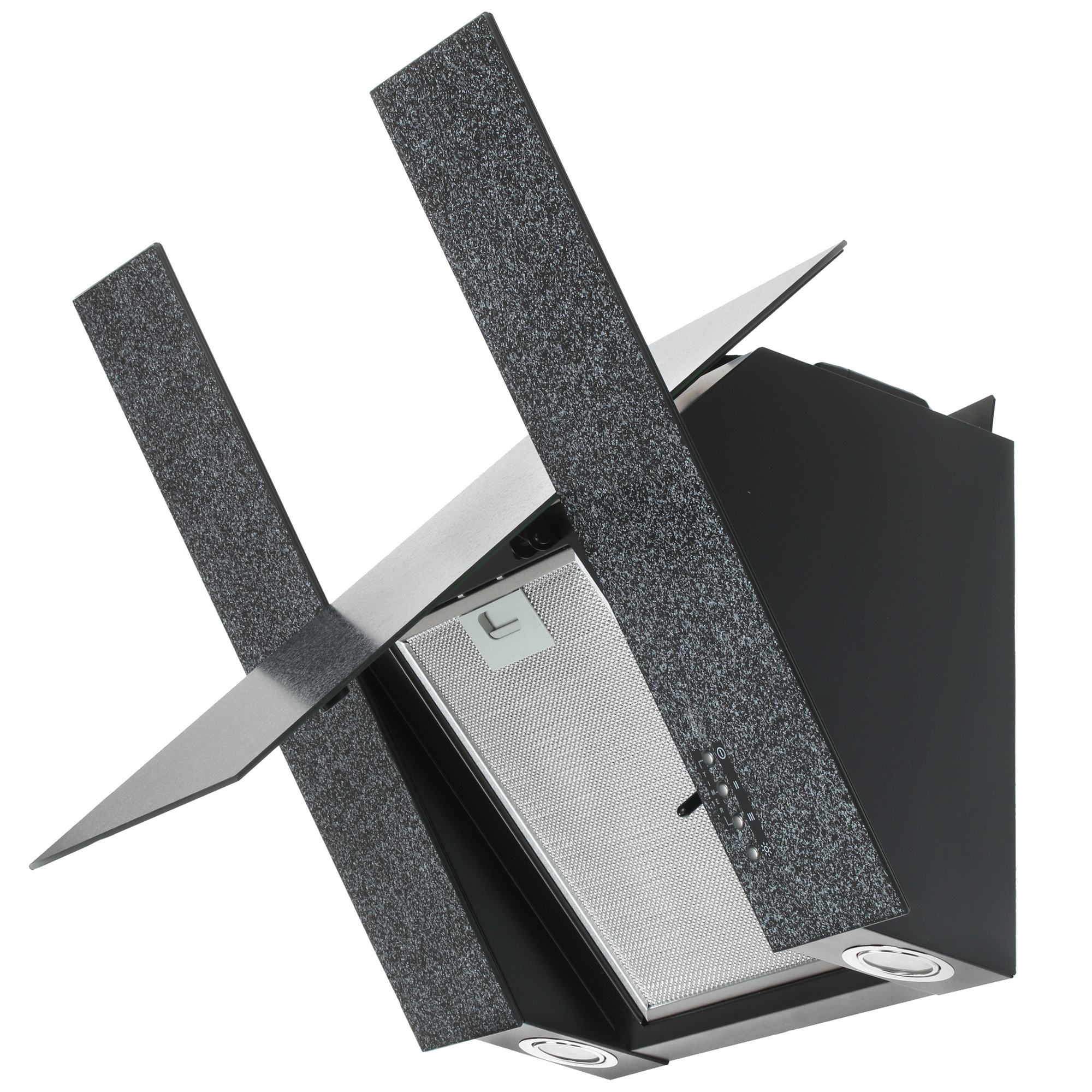 1349144 Вытяжка наклонная Gefest ВО 3603 К43 черный/серый STDN-0097172 - Вид №2