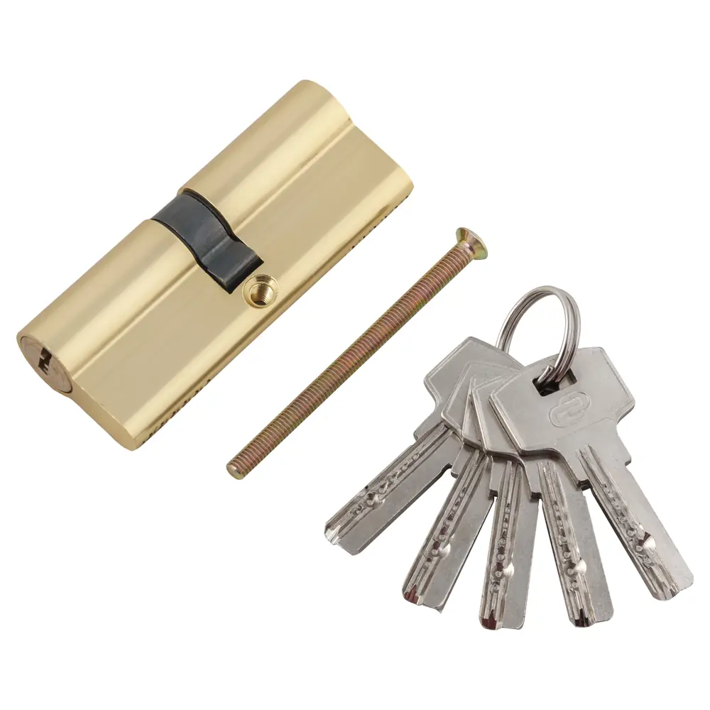 Цилиндр Standers ключ/ключ 40х40 золото, TT-CAB810 STLM-2178660 - Вид №1