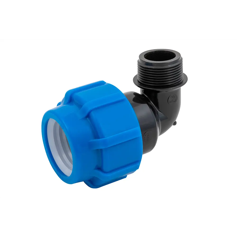 Отвод комбинированный 90° ПНД ТПК-Аква 1 1/4"x50 мм НР 82382615 STLM-2210866 