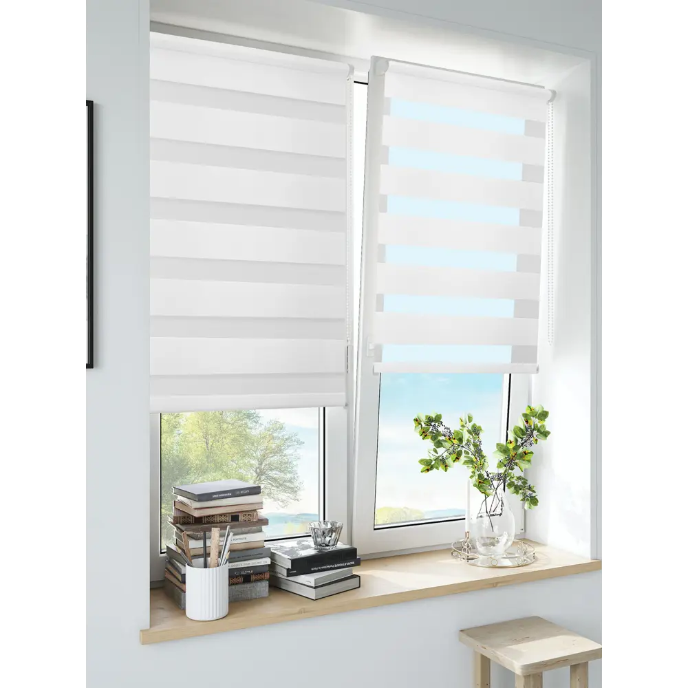 Штора рулонная день-ночь Inspire Peter 50x160 см белая White 0 82691067 STLM-2172899 - Вид №12