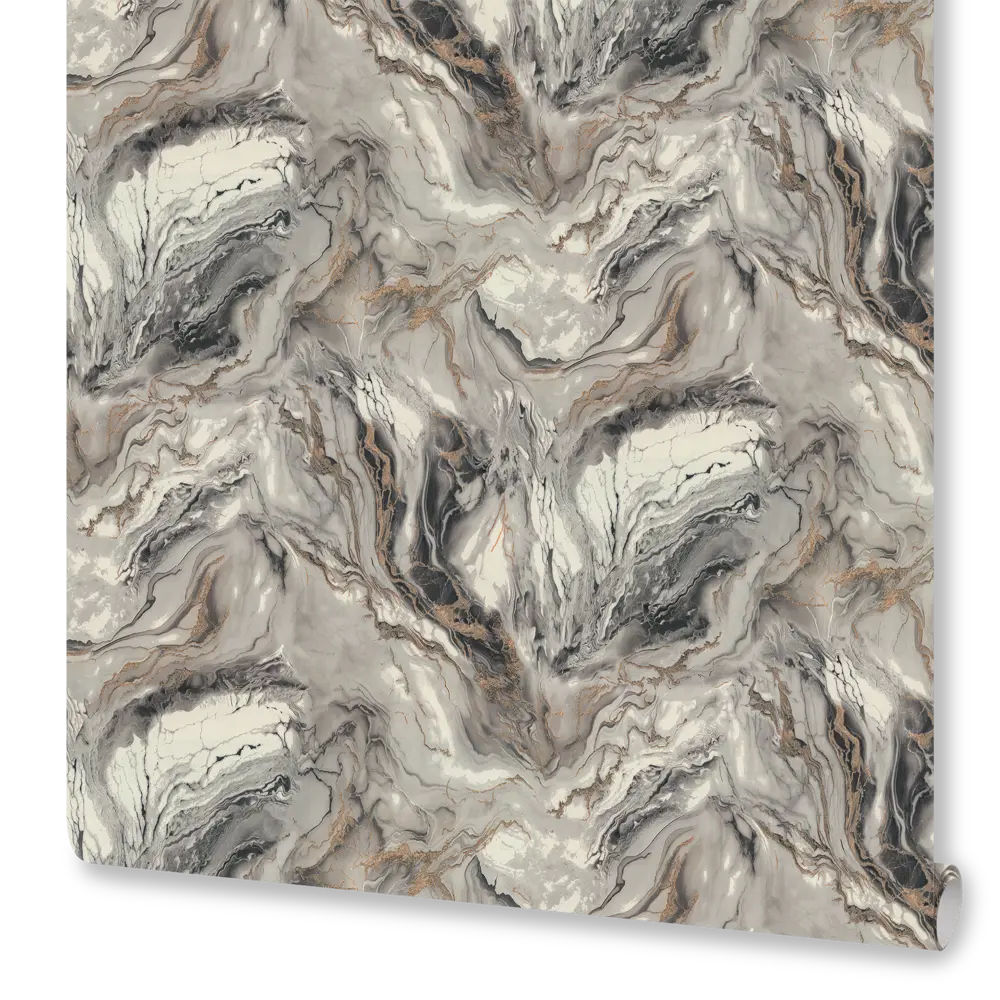 MONTE SOLARO Carmen - флизелиновые обои серые с абстрактным рисунком 89404411 STLM-1571875