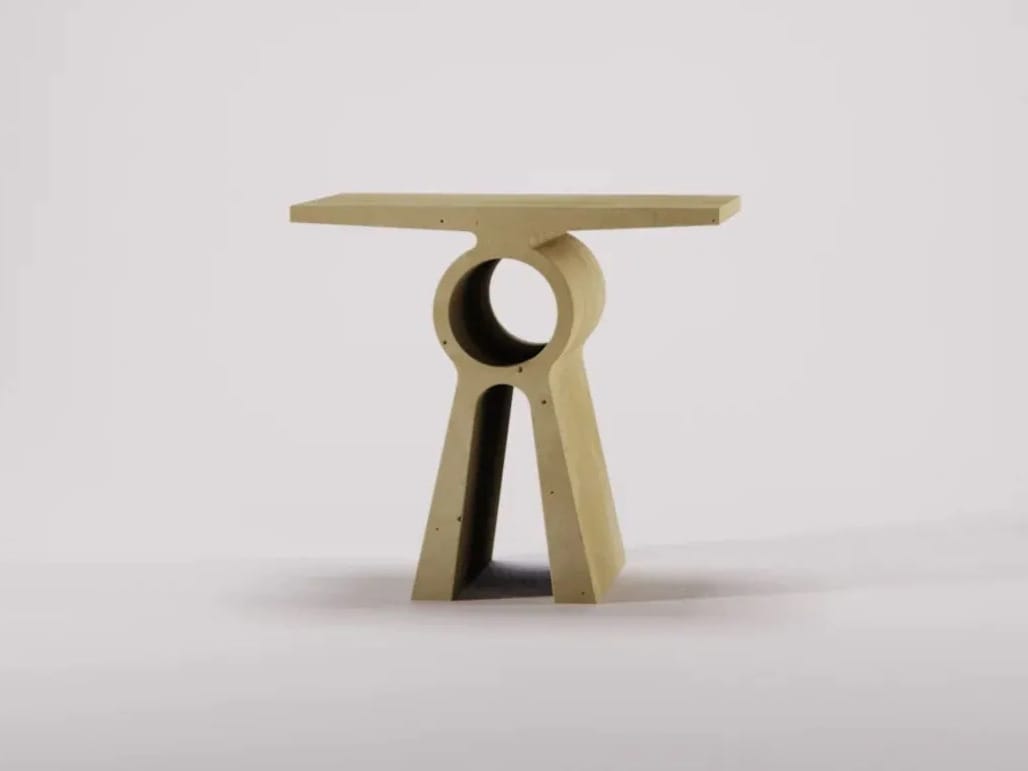 Прямоугольный бетонный журнальный столик Forma&Cemento Abecedario ARCH-00125063