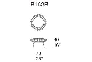Синтетическое волокно сад пуф Paola Lenti Камыш ARCH-00083305 - Вид №2