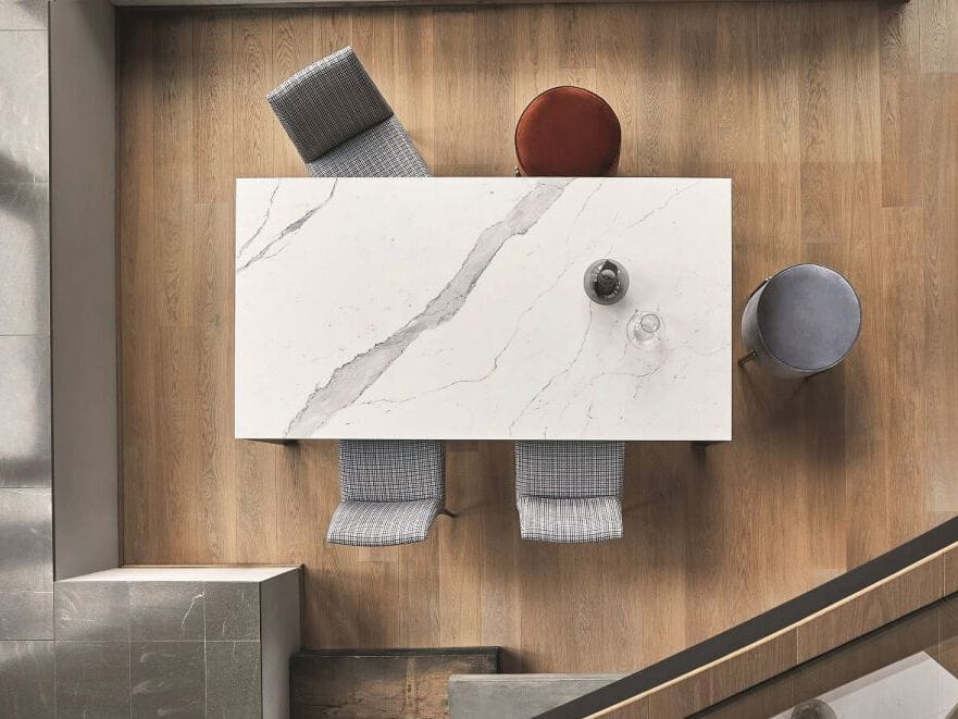 Алюминиевый и Сверхкерамический обеденный стол Bontempi Casa MIRAGE ARCH-00061277 - Вид №11