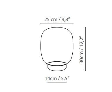 Светодиодная настольная лампа из дутого стекла Tooy Legier ARCH-00033296 - Вид №9