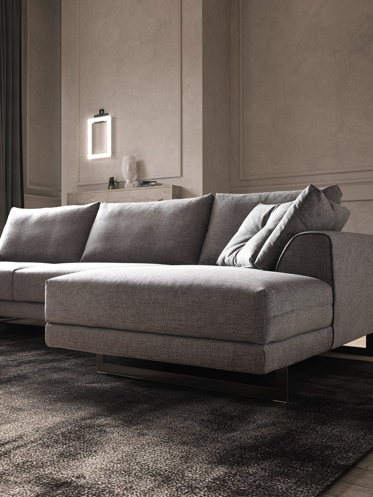 Тканевый диван с полуостровом VALENTINI Ernest New ARCH-00048554 - Вид №7