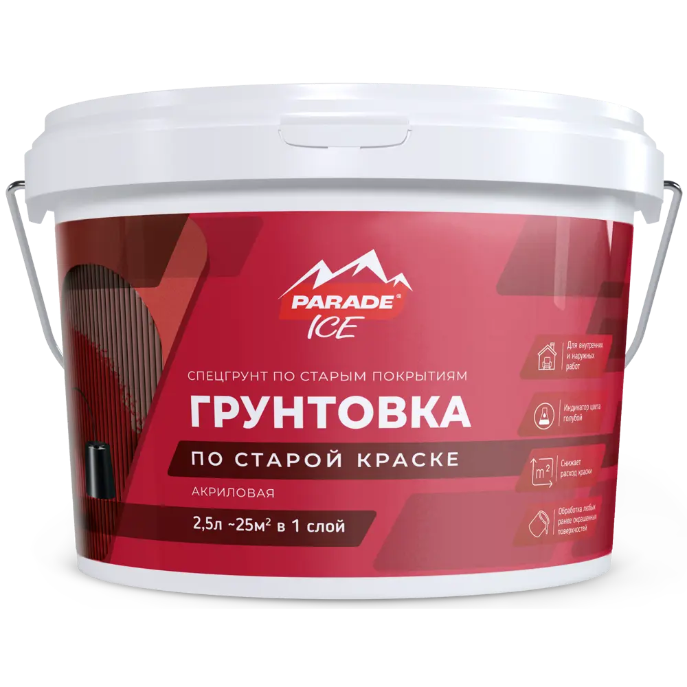 Грунтовка для сухих и влажных помещений Parade синий 2.5 л STLM-2209938