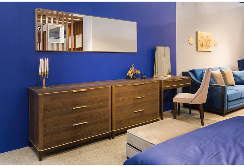 2498 Комод с 3 ящиками Модерн Дуб Гладстоун R-HOME 4009277H_Гладстоун - Вид №8