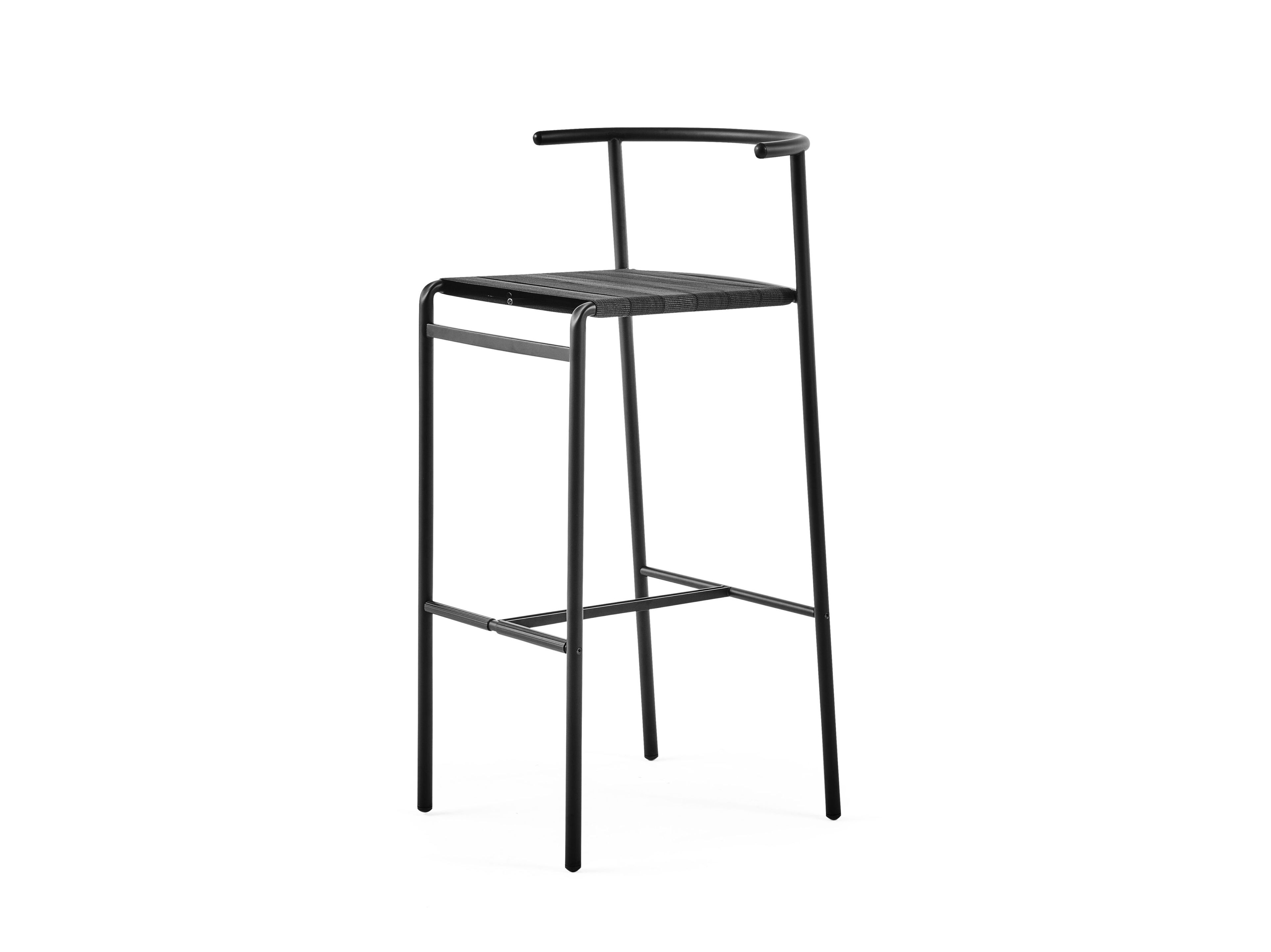 Высокий стул из стали с порошковым покрытием BALERI ITALIA Cafè Chair ARCH-00093176