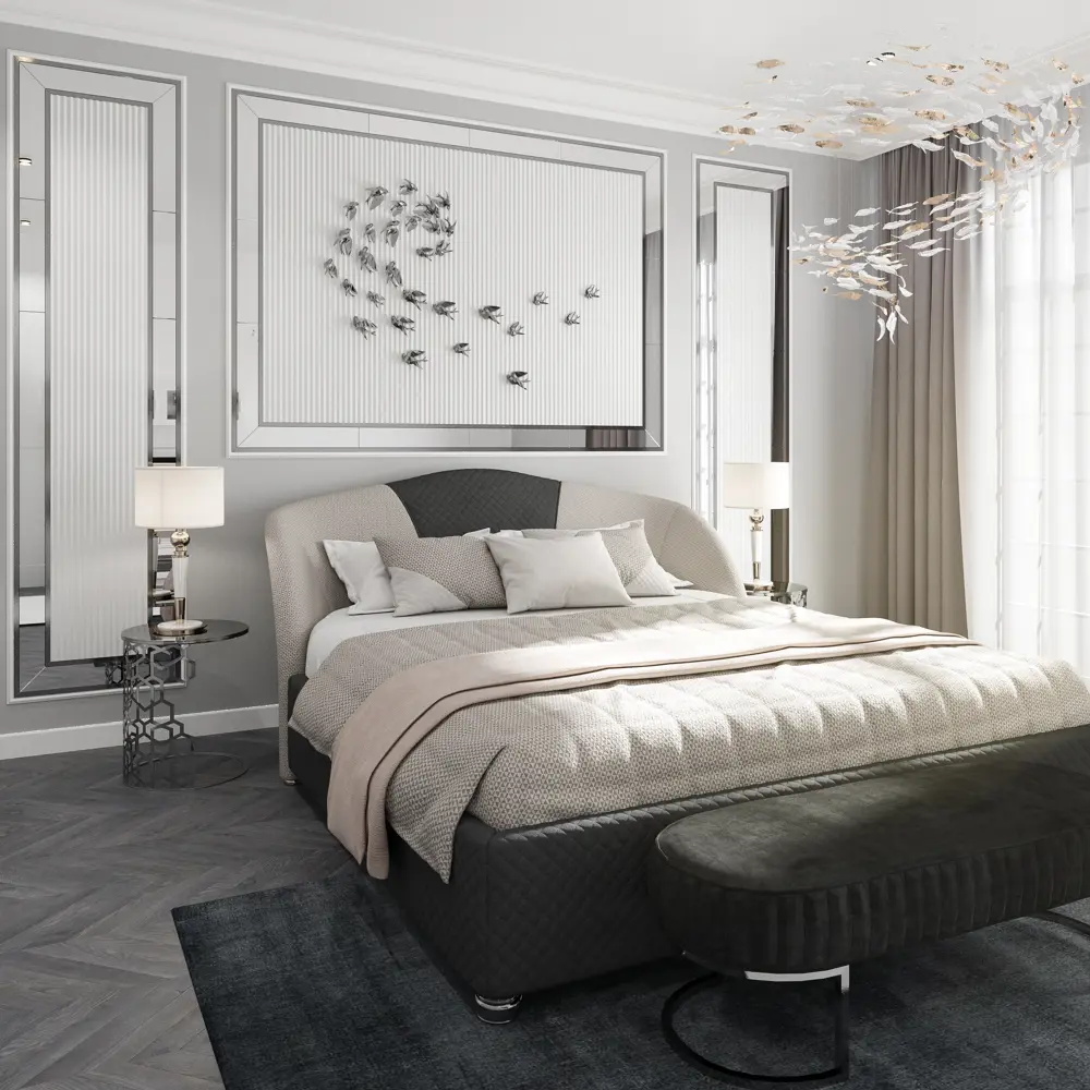 Панель настенная полистирол ударопрочная Decor-Dizayn DD908-14 белая 180x10x2000 мм STLM-2204939 - Вид №2