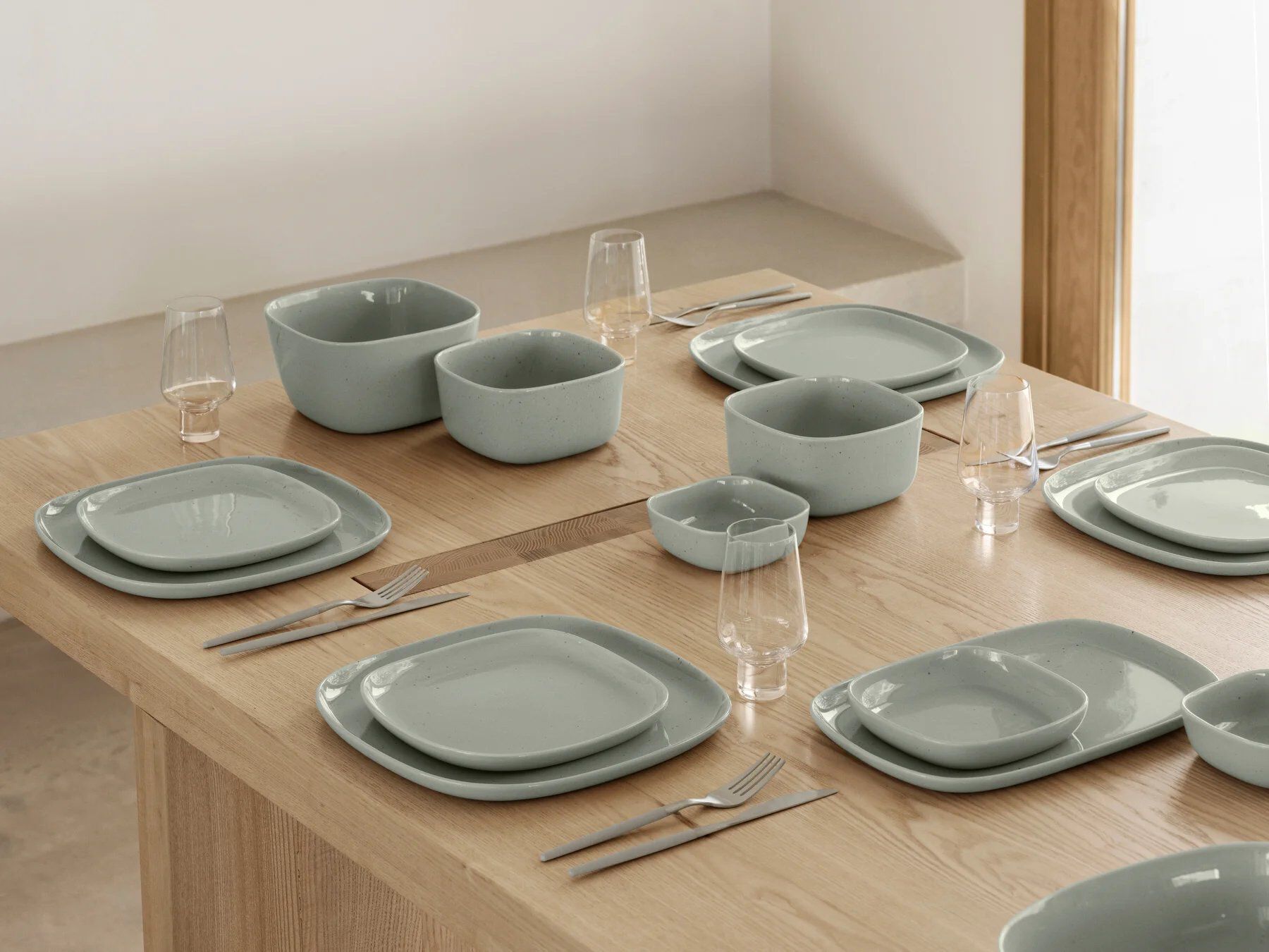 Прямоугольная сервировочная тарелка из керамогранита blomus Vahlo ARCH-00029202 - Вид №2