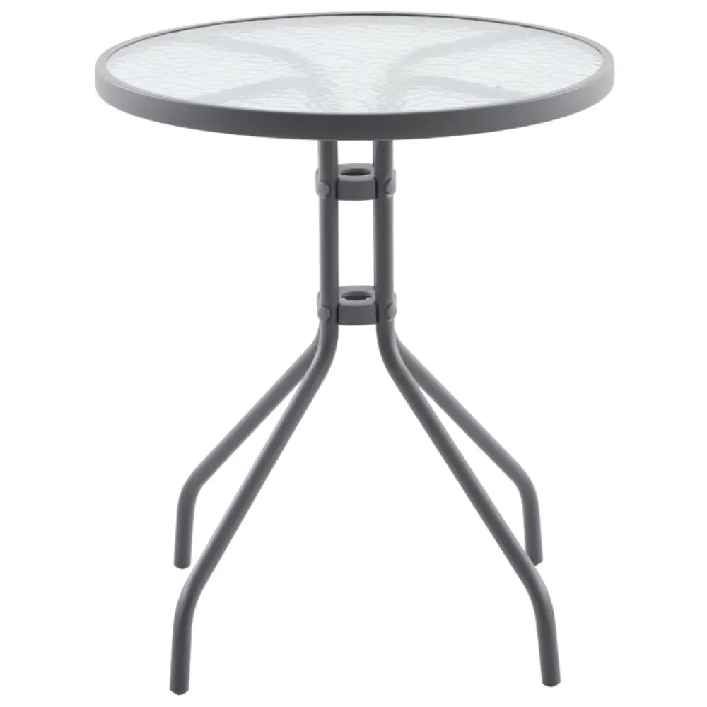 Садовый стол нераздвижной BEGINIA Alma 60 см сталь серый STLM-2076315 - Вид №6