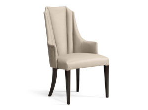 Мягкий тканевый стул с подлокотниками