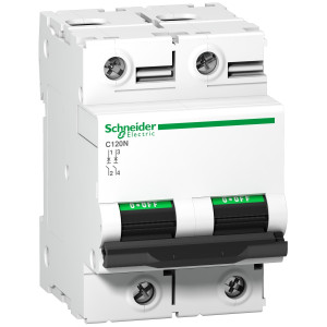 A9N18383 Автоматический выключатель Acti9 2P 80А (D) 10кА Schneider Electric Acti 9