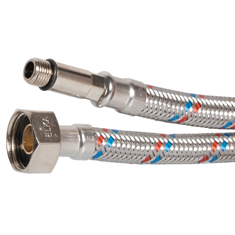 Гибкая подводка для смесителя Elka 1/2" 50 см наружная-внутренняя резьба STLM-2200339 - Вид №1