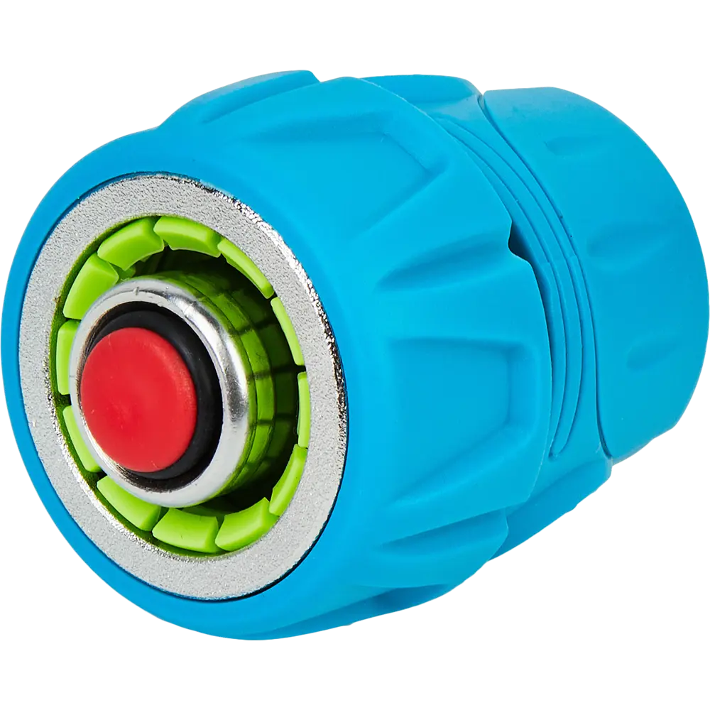 PALISAD LUXE - Быстросъемный алюминиевый соединитель для шланга 3/4" с аквастопом 89342201 STLM-0964974