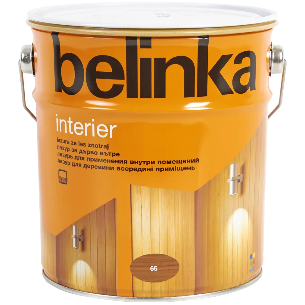 Покрытие защитно-декоративное для дерева Belinka Interier цвет осенний лист 2.5 л STLM-2187406