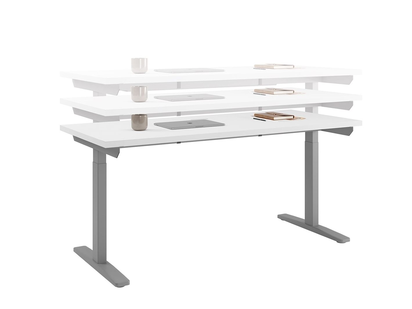 Регулируемый по высоте стол из ламината с системой люверсов Ersa FUJI ARCH-00035341 - Вид №2