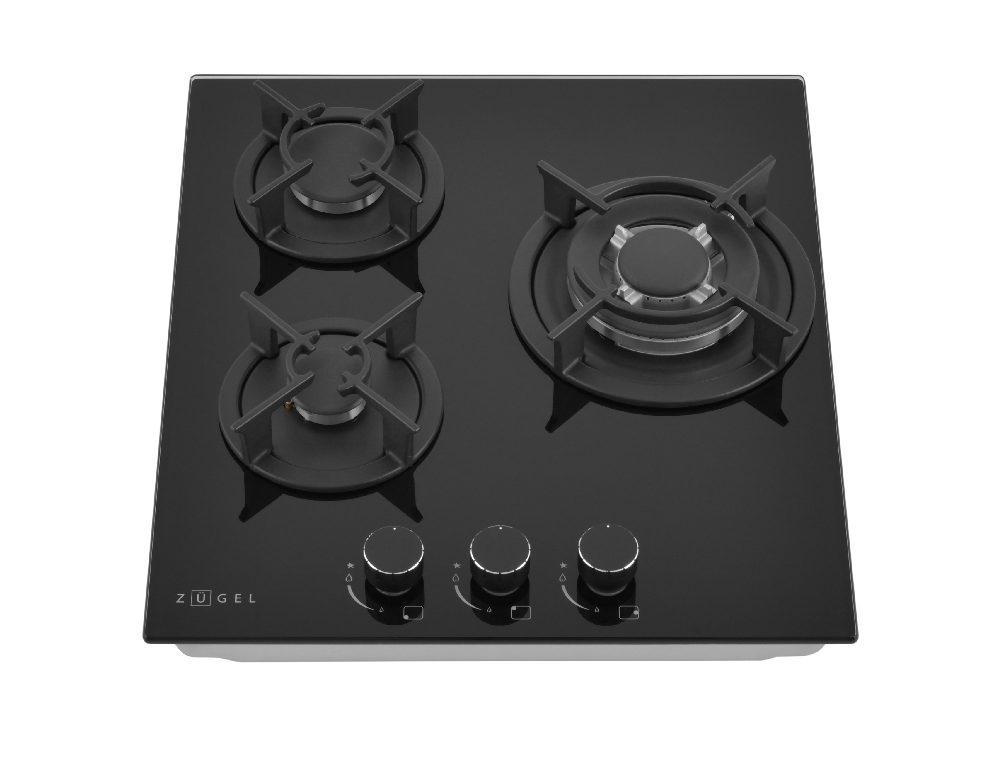 9175440 Газовая варочная поверхность ZUGEL ZGH452B STDN-0044937 - Вид №1