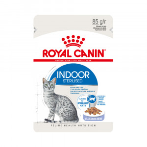 ПР0052022 Корм для кошек Indoor для домашних (желе) пауч 85г ROYAL CANIN