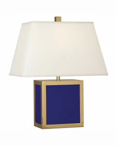 Настольная лампа "Макао" CLM309 LOUVRE HOME ВАЗА 119321 Белый;синий