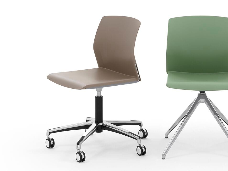 Пластиковый поворотный регулируемый по высоте офисный стул Diemmebi Весы ARCH-00073193 - Вид №1