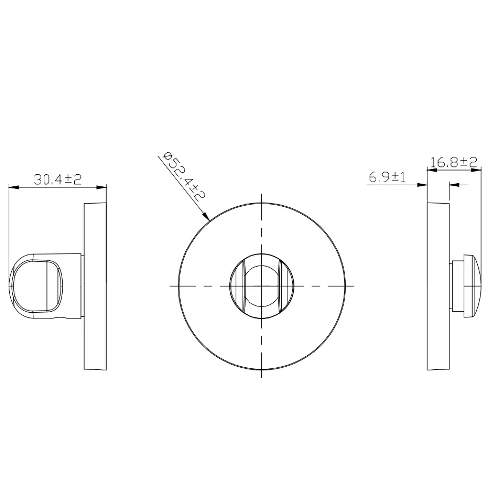 Фиксатор под ручку KREAFORTA алюминий цвет никель STLM-2206370 - Вид №4