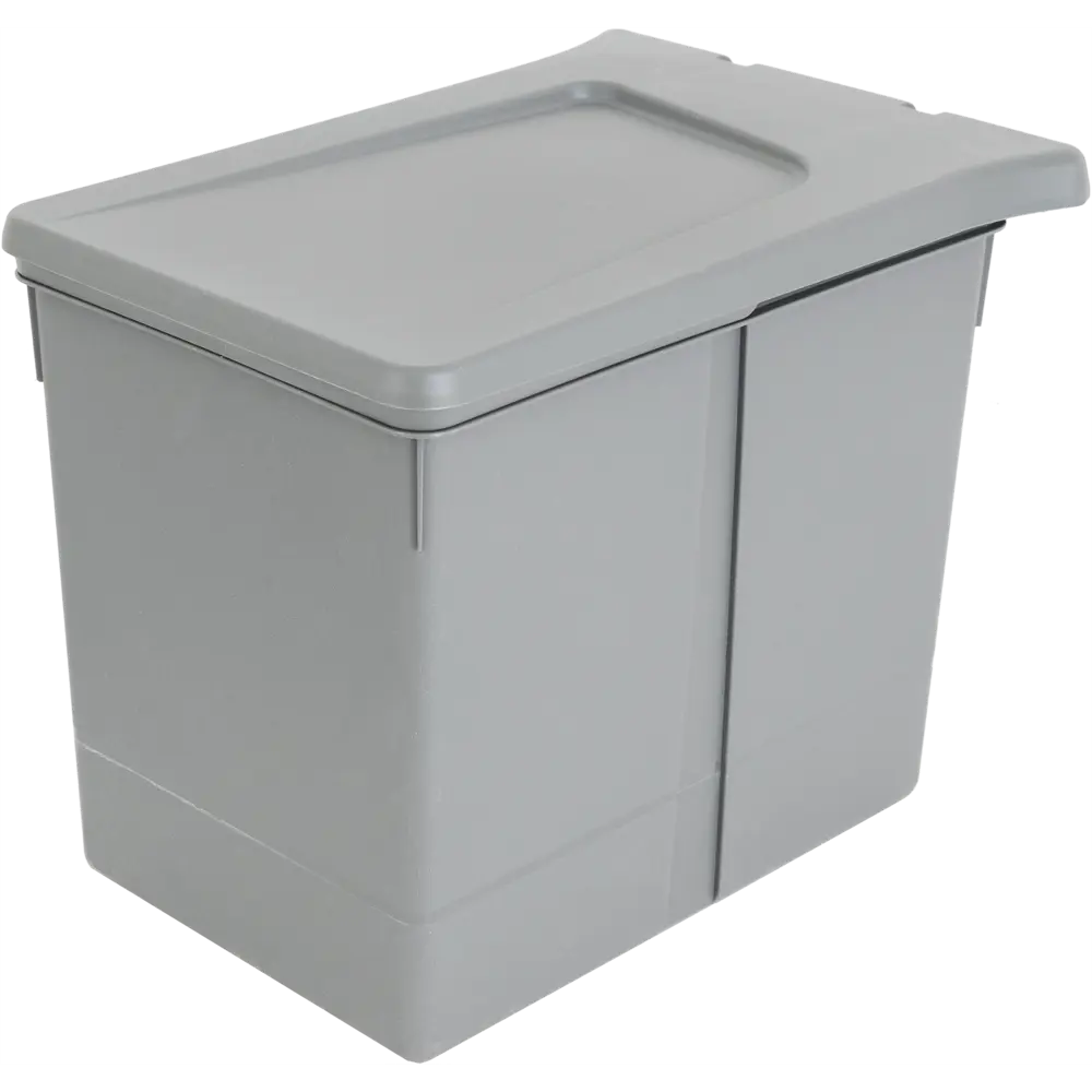 Контейнер для мусора Aff навесной 15 л 34.5x29.5x25 см пластик цвет серый Santreyd STLM-2065151