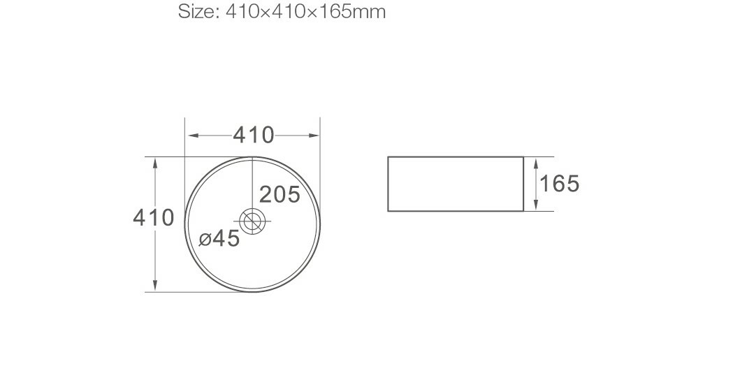 Раковина чаша SL-1055 SANTILINE  - Вид №1