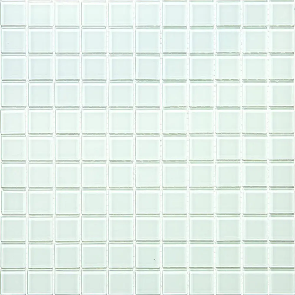 Мозаика стеклянная Natural A-055 30x30 см цвет белый 84830239 STLM-2092390 Santreyd 