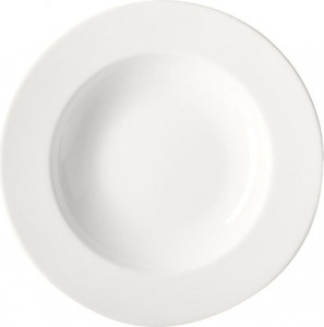 89699 Dibbern Тарелка суповая Dibbern "Белый декор" 22,5см Фарфор костяной