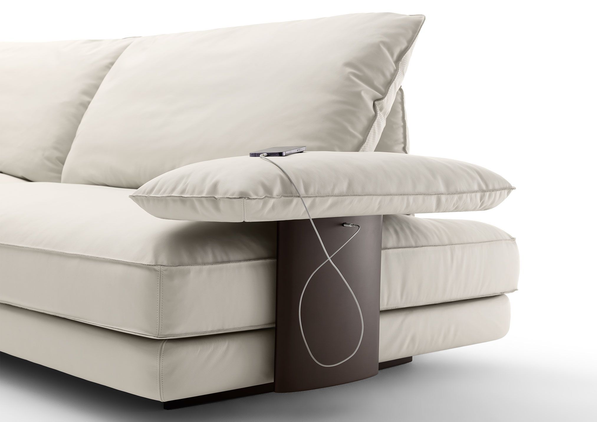 Кожаный модульный съемный диван BertO DAVID ARCH-00147558 - Вид №2