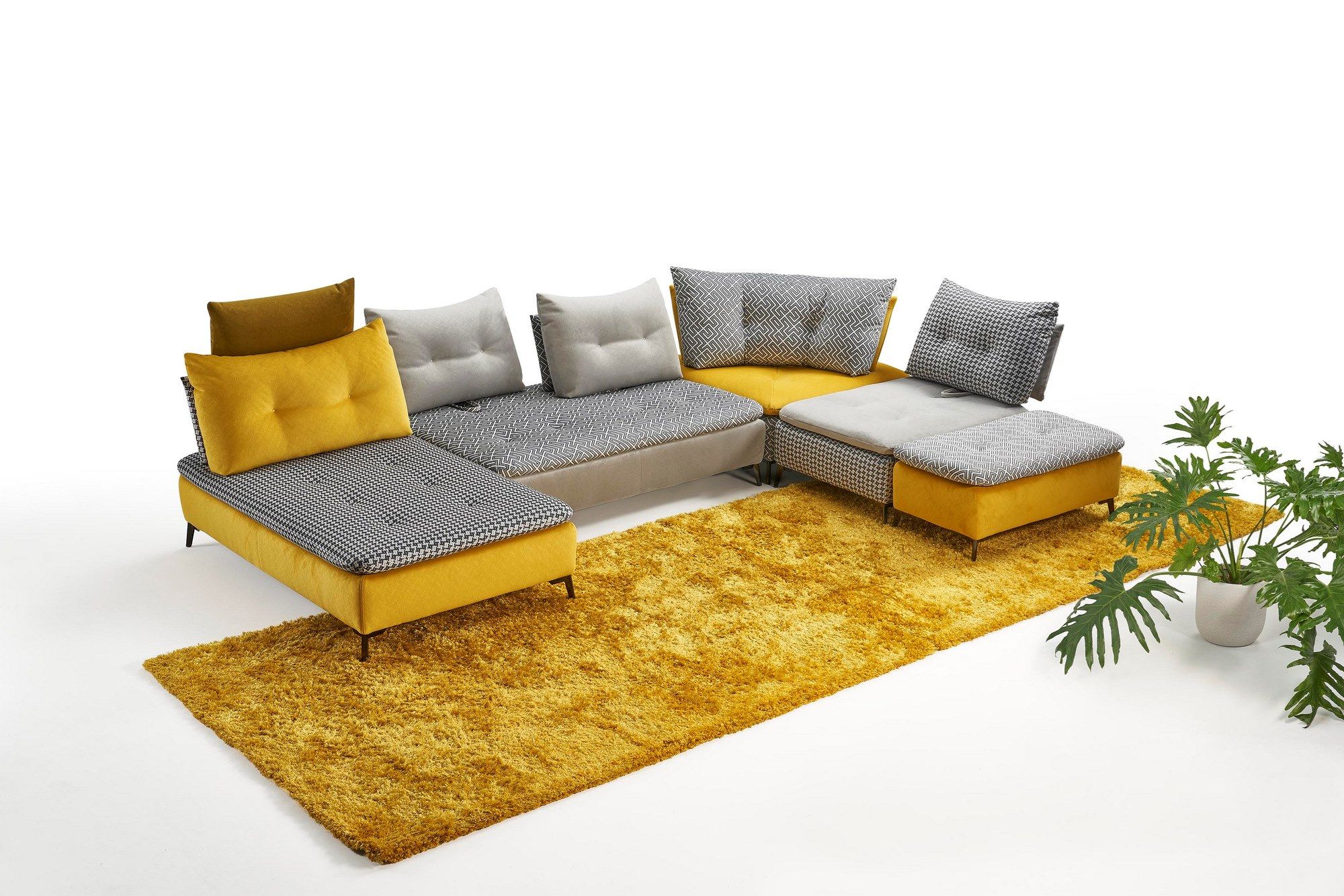 Модульный тканевый диван AERRE ITALIA SCARLET ARCH-00109417 - Вид №5