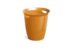 17374776 Легкая пластиковая корзина для мусора TREND 16 литров, оранжевый 1701710909 Durable