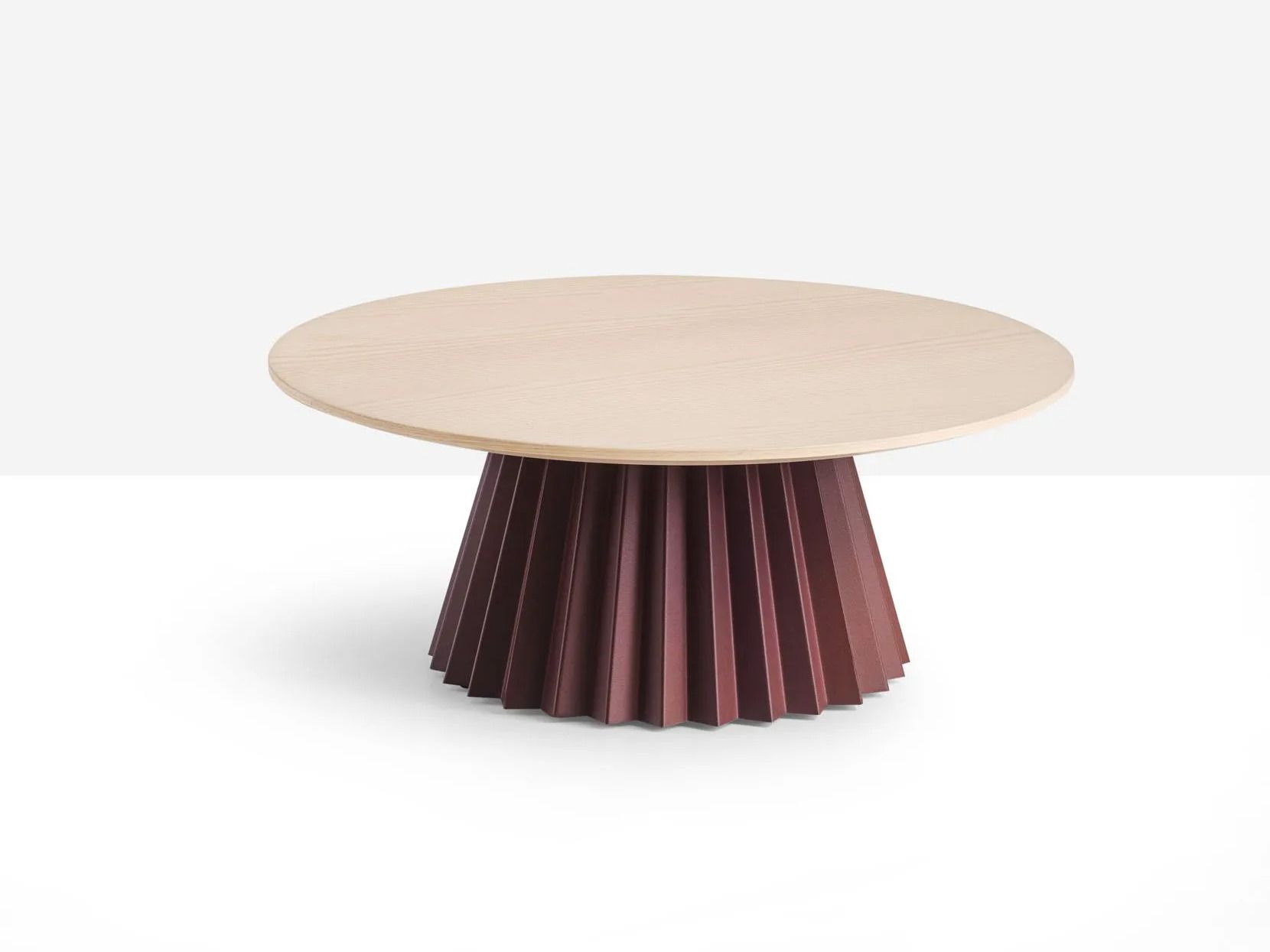 Круглый журнальный столик Midj плиссе ARCH-00107711 - Вид №1