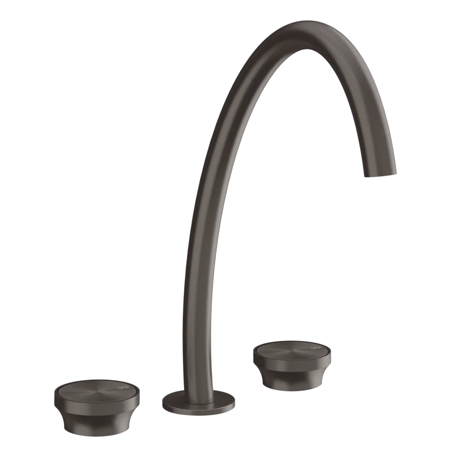 Группа умывальников 66016 707 Gessi Origini ЧЕРНЫЙ МЕТАЛЛ BR. PVD 66016707